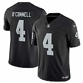 Men & Women & Youth Las Vegas Raiders #4 Aidan O'Connell Black 2023 F.U.S.E Vapor Untouchable Stitched Football Jersey,baseball caps,new era cap wholesale,wholesale hats